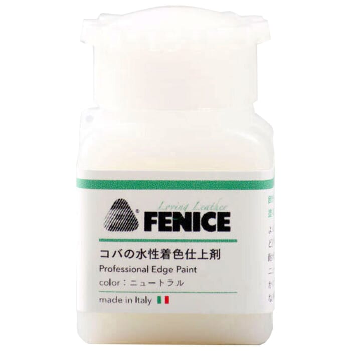 Craft Sha Leathercraft Fenice 01 Clear Neutral Coating 25ml Water Based Professional Edge Paint Sealant, to Decorate Leather Edges