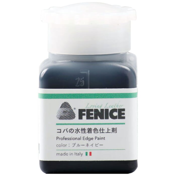 Craft Sha Leathercraft Fenice 12 Blue Navy Coating 25ml Water Based Dye Professional Edge Paint Sealant, to Decorate Leather Edges