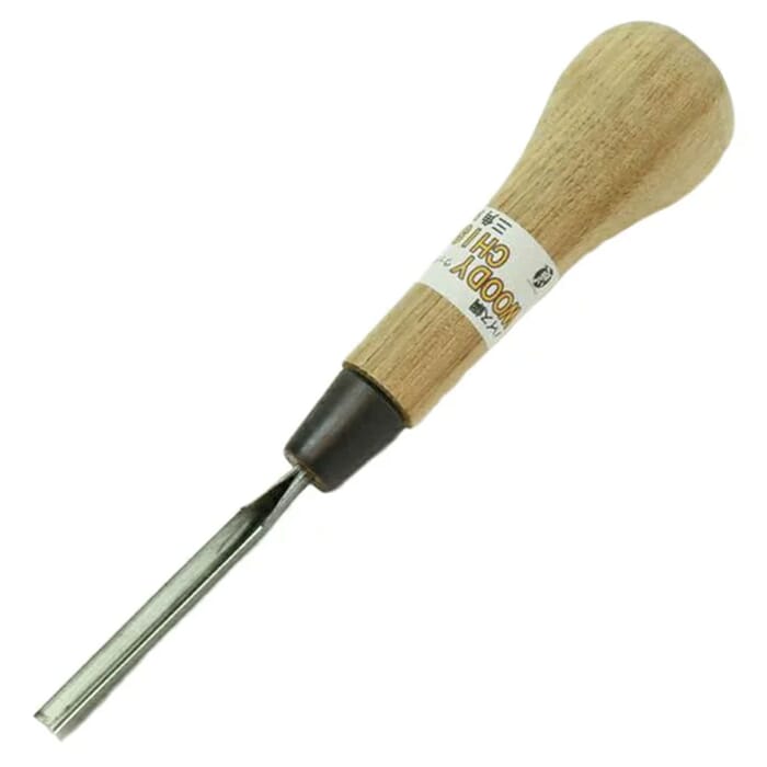 Michihamono Woody Chisel Wood Working Carving Parting Tool 60 Degree 6mm V Gouge