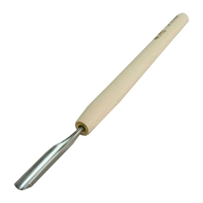 Michihamono Tendo Japanese Wood Carving Tool 12mm Woodworking U Gouge, with High Speed Steel Blade, to Carve Round Channels in Woodcarving