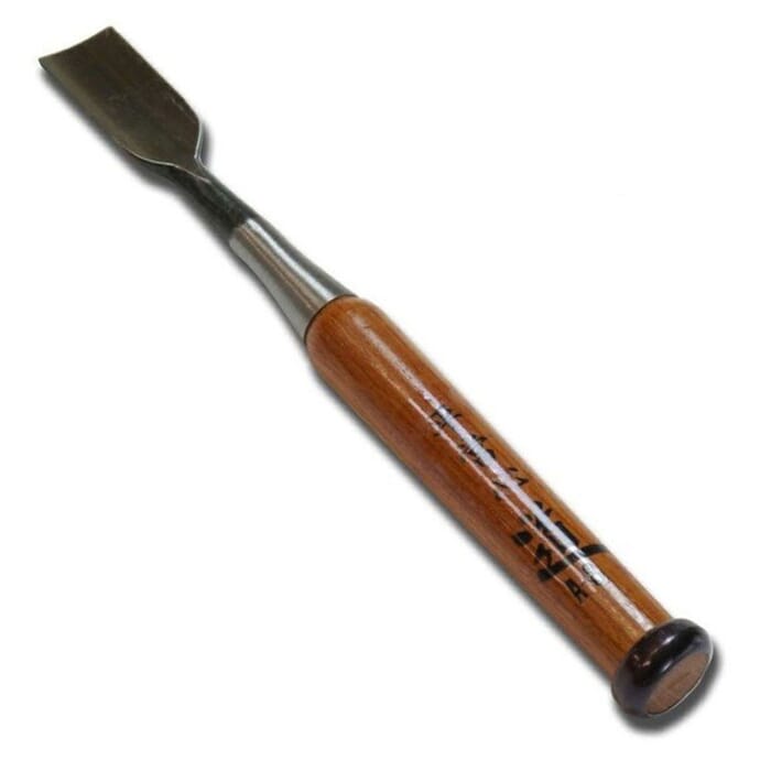 Michihamono Wood Carving Tool Large 18mm Heavy Duty Straight Woodcarving A6 Socket U Gouge, to Carve Round Channels in Woodworking
