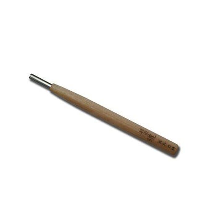 Michihamono 3mm Japanese Wood Carving Tool Semicircle U-Gouge Chisel, with High Speed Steel Blade, to Carve Channels & Grooves in Wood