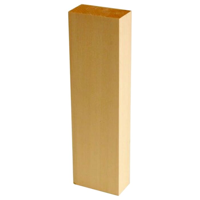 Michihamono Japanese Hinoki Cypress Squared Lumber Wood Carving & Whittling Wooden Block 200x60x30mm, for Woodworking