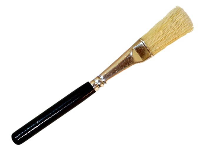 Michihamono Japanese Carrying Brush with Wooden Handle and Bamboo Bristles for Watercolour Wood Block Printing Applications