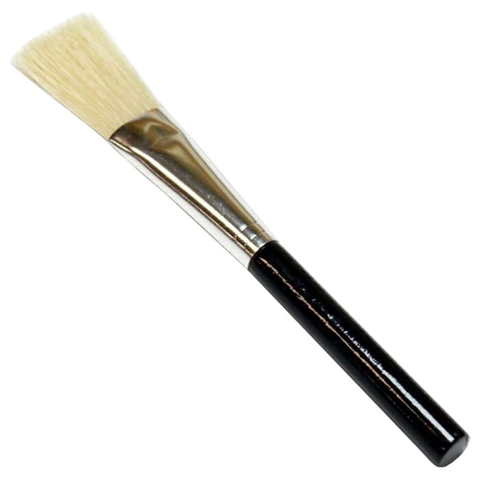 Michihamono Japanese Carrying Brush with Wooden Handle and Bamboo Bristles for Watercolour Wood Block Printing Applications