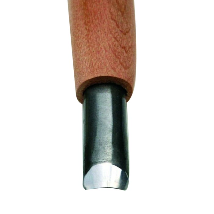 Michihamono Japanese Wood Carving Tool Micro 1.5mm Short Bent U Gouge, with High Speed Steel Blade, for Woodworking