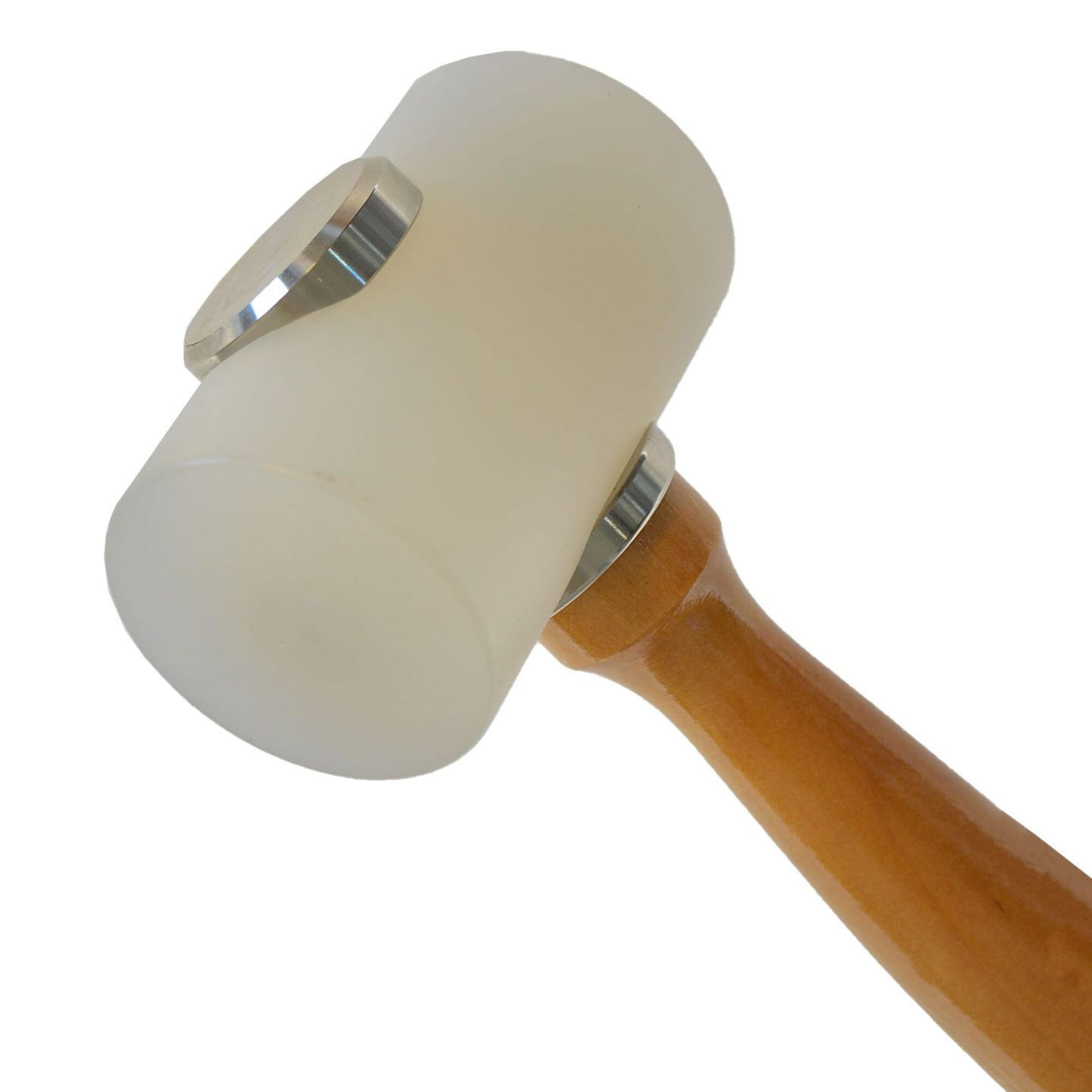 Leathercraft Mallet Tool Light Brown Nylon Double Head Hammer Leather Maul,  for Stamping, Carving, and Punching Holes in Leather