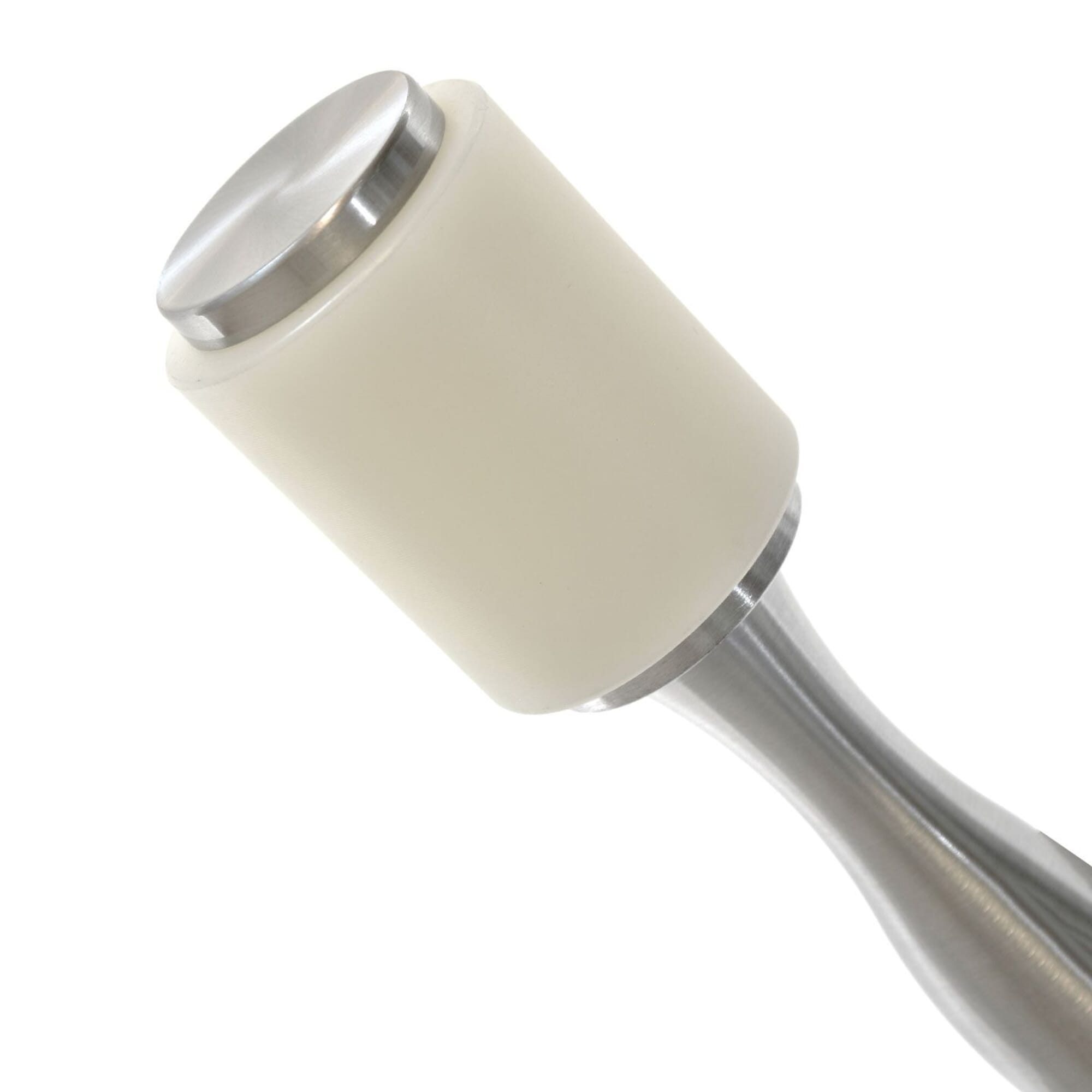 Leathercraft Mallet 50x190mm 313g Round Hammer Maul, with Aluminium Handle  and Nylon Head, for Leather Stamping and Carving