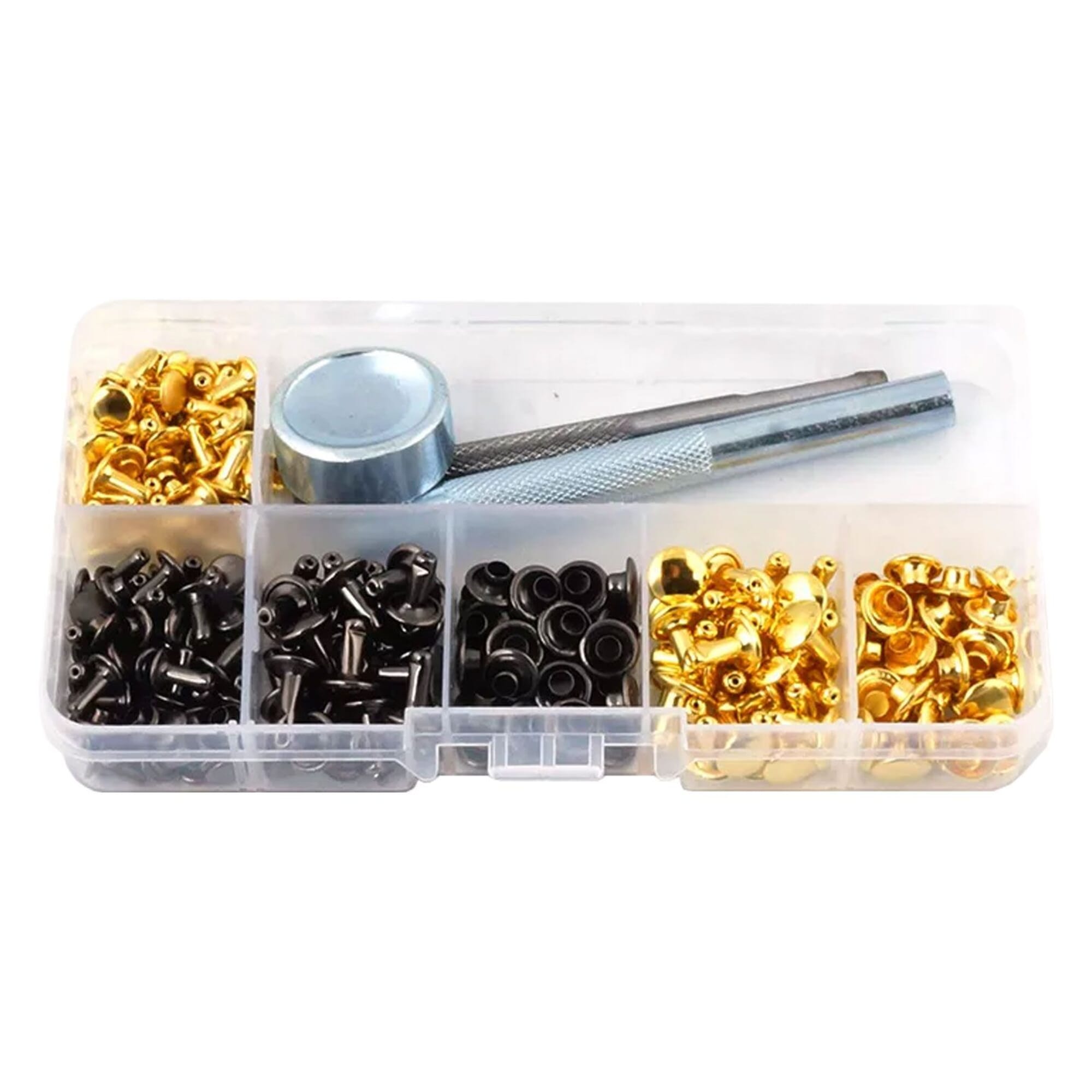 Leather Rivets Leather Snaps And Rivets Rivets Leather Rivet Tool Leather  Rivet Kit 120 Sets Crafts for DIY Leather Decoration