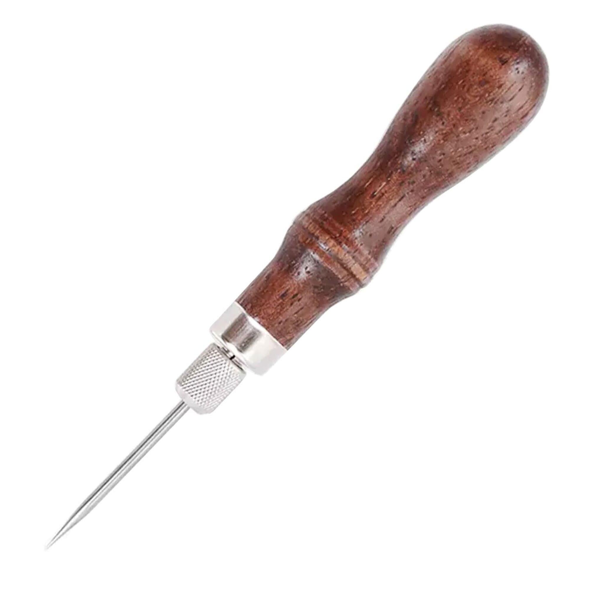Heavy Duty Bookbinding Sewing Work Awl with Plastic Handle - Quick Small  Scratch Craft Awls Punch Leather Tool