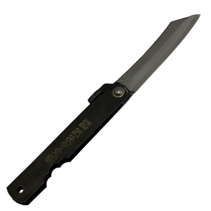 Higonokami Craft Tool Medium Japanese Friction Folding Chrome Pocket Knife Warikomi, for Whittling, Wood Carving, & Cutting