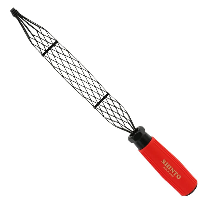 Shinto E1101 Woodworking Tool Double Sided Coarse & Fine Small 200mm Saw Rasp, with Diamond Pattern Teeth, for Shaping Wood