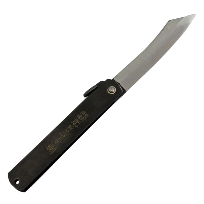 Higonokami Japanese Folding Pocket Knife 120mm Blade Extra Large Penknife, for Whittling, Wood Carving, & General Cutting