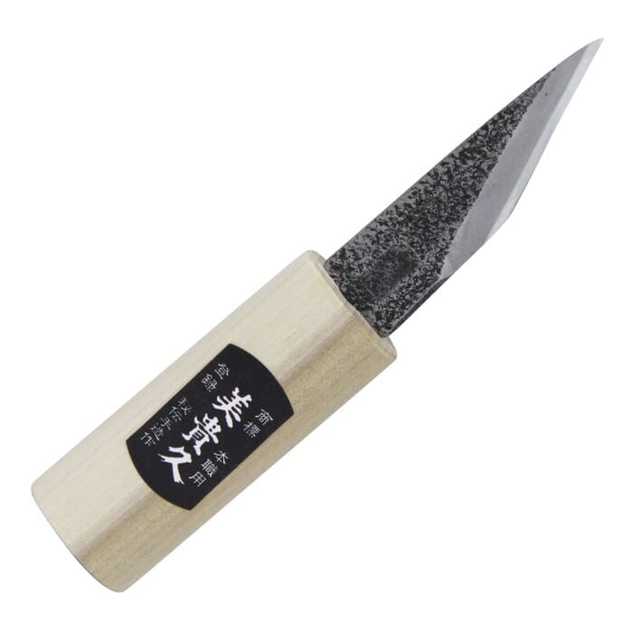 Mikihisa Woodworking Tool Yokote Kogatana 120mm Japanese Wood Carving Knife, with Wooden Handle, for Whittling & Carving