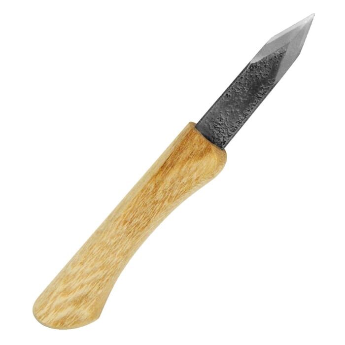 Senkichi Woodworking Tool Japanese Kogatana Double Edge Wood Carving Craft 13mm Knife, with Wooden Handle, for Wood & Bamboo Working