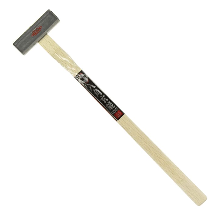SK11 Woodworking Tool 115g Double Faced Octagonal Genno Hammer, with Wooden Handle, for Driving Nails in Wood