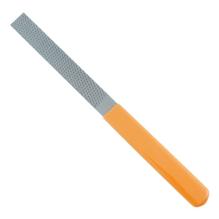 Tsubosan TM-1 Woodworking Tool 110mm Flat Wood File, with Resin Handle, for Shaping & Smoothing Wood