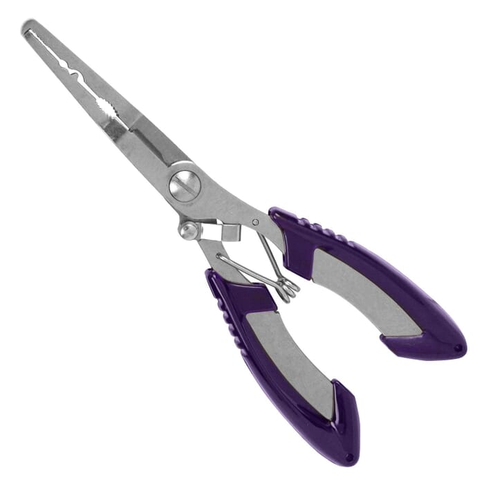 SK11 MFP-3 Hobby Series Stainless Steel 160mm Spring Loaded Multifunctional Pliers, with Split Ring Remover, for Cutting, & Crimping