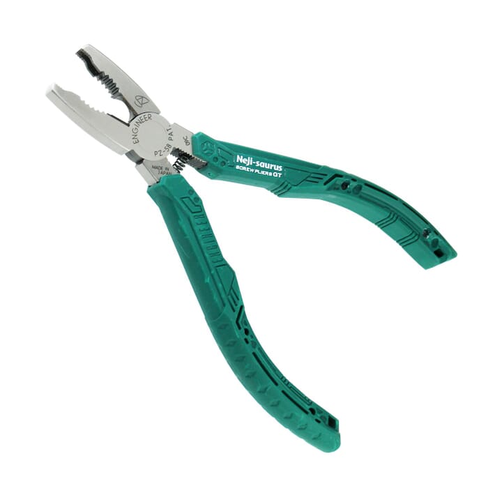 Engineer PZ-58 Neji-Saurus GT Pliers Spring Loaded Multi Purpose Wire Cutter & Screw Remover 160mm, with Serrated Jaws