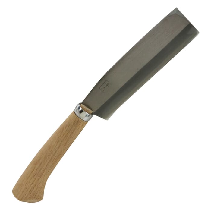 Senkichi SGKN-6OD Gardening Knife Tool 165mm Double Bevel Japanese Nata Machete Hatchet, with Blade Sheath, for Pruning & Wood Splitting