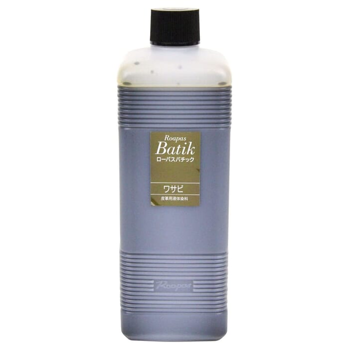 Seiwa Leathercraft 500ml Olive Roapas Batik Liquid Water Based Leather Dye, for Untreated Vegetable Tanned Leather