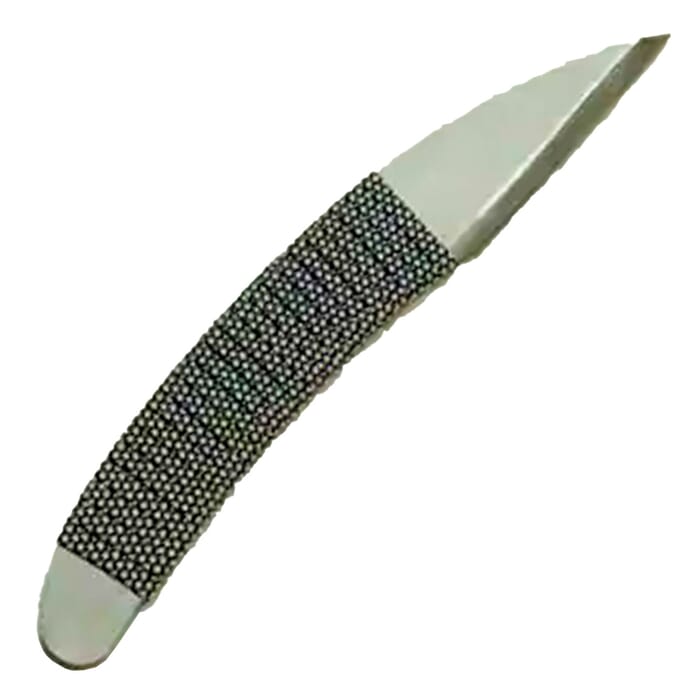 Michihamono Woodworking Tool 190mm High Speed Steel Wood Carving Whittling Knife, with Paracord Grip, for Rough Carving