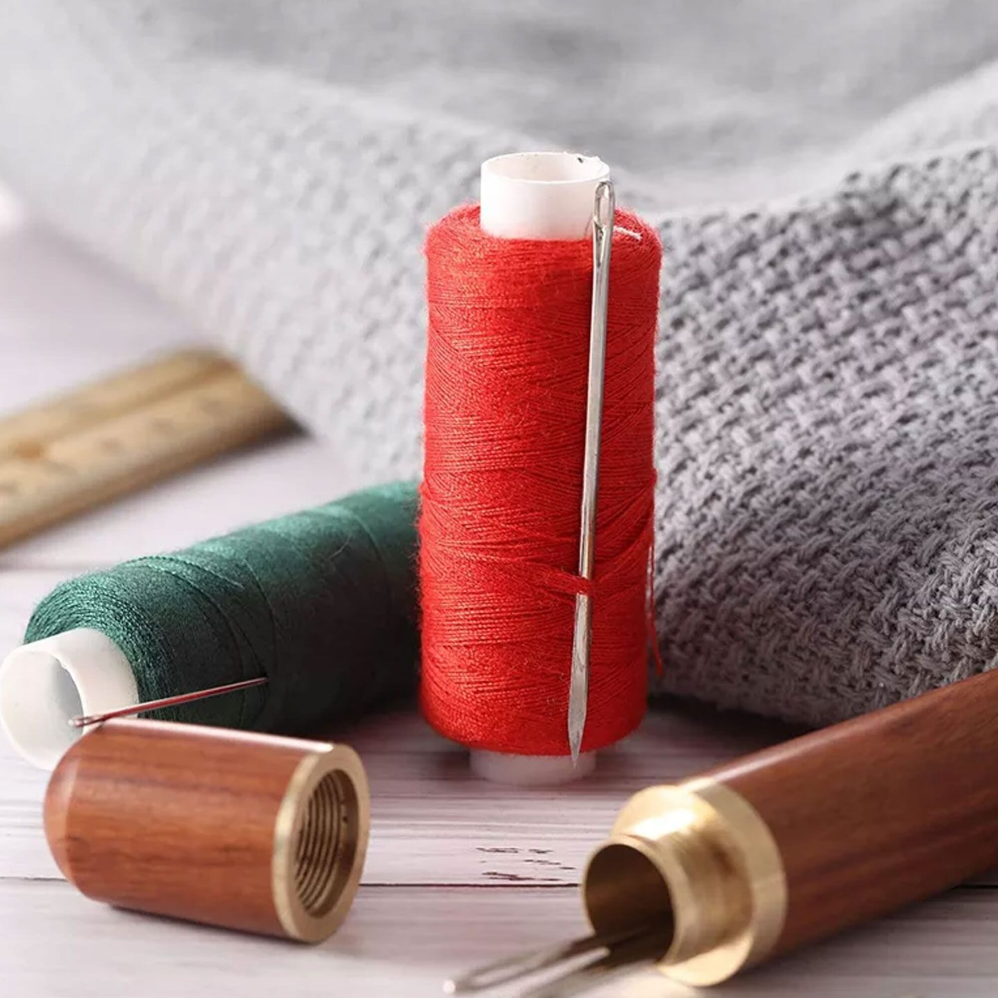 Sewing Needle Storage Case - Red Stripe 1 — elisemade
