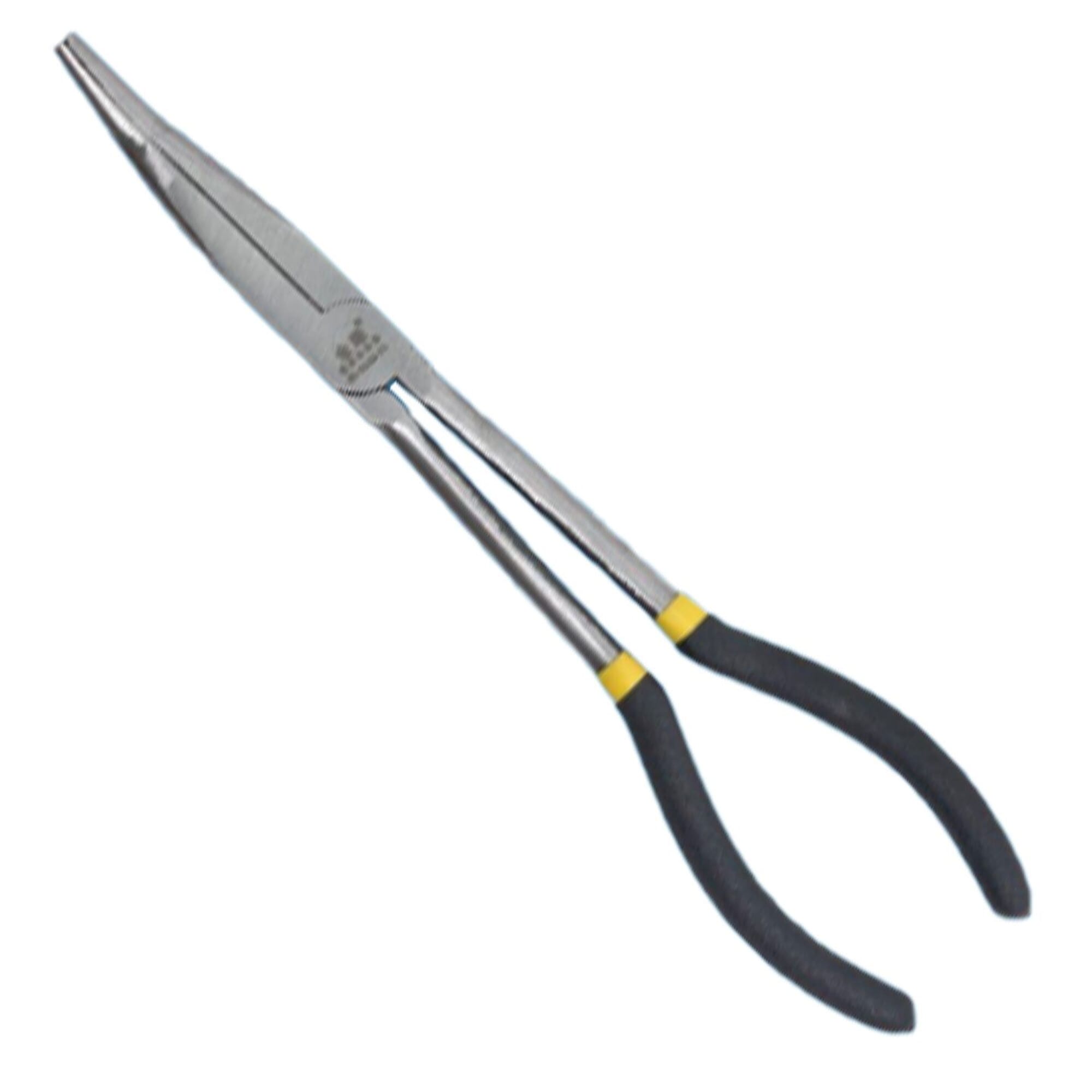 45 Degree Long Reach Angled Bent Needle Nose Pliers Tool, with