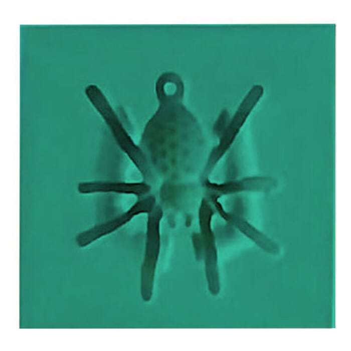 PMC Silver Clay Jewelry Push Mold 25mm x 25mm Spider Pendant Mould, for Precious Metal Clay