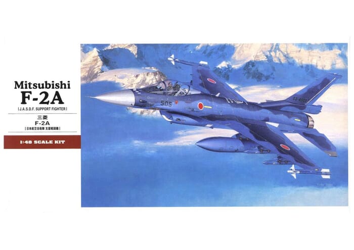 Hasegawa PT27 07227 Support Fighter JASDF Mitsubishi F-2A 1/48 Plastic Model Kit