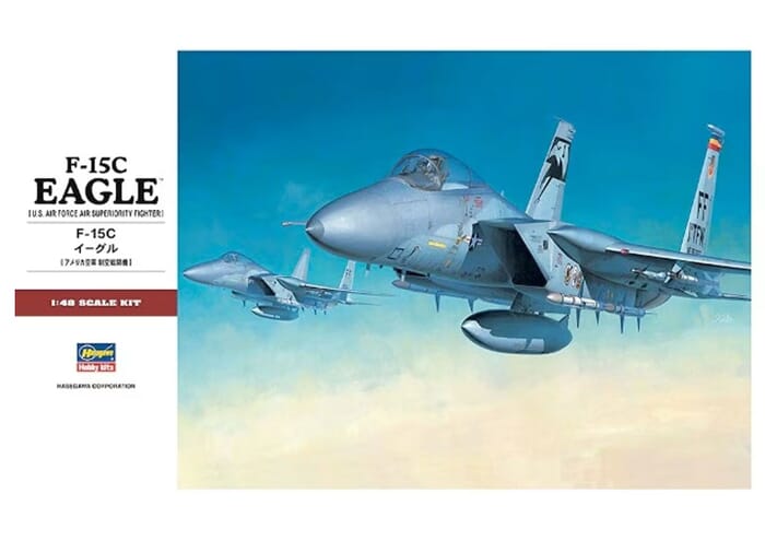 Hasegawa 1/48 Air Kit 15C Eagle US Air Force Air Superiority Fighter 07249