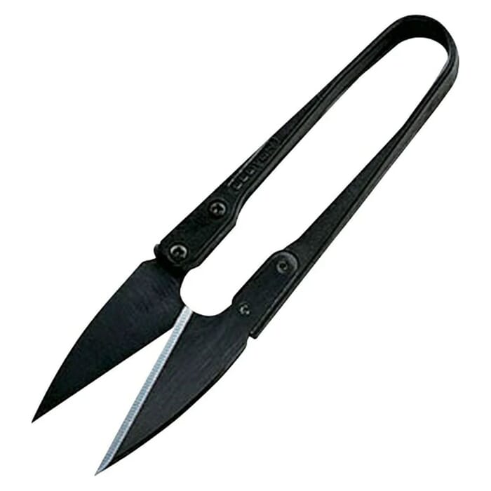 Clover Nigiri Basami Scissors 105mm Blade, Comfortable Grip, Sharp Thread Cutting Shears for Precise Fabric Cuts and Trimming