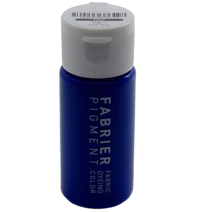Seiwa Fabrier Clear Blue Color Dye 35ml Water-Based Acrylic Resin Pigment Leather Paint, for Fabric Dyeing
